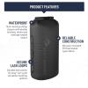 image:imageSea to Summit Big River Dry Bag HeavyDuty Dry Storage 20 Liter Surf BlueJet Black