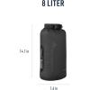 image:imageSea to Summit Big River Dry Bag HeavyDuty Dry Storage 20 Liter Surf BlueJet Black