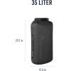 image:imageSea to Summit Big River Dry Bag HeavyDuty Dry Storage 20 Liter Surf BlueJet Black
