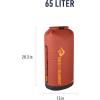 image:imageSea to Summit Big River Dry Bag HeavyDuty Dry Storage 20 Liter Surf BluePicante Red