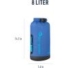 image:imageSea to Summit Big River Dry Bag HeavyDuty Dry Storage 20 Liter Surf BlueSurf Blue