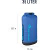 image:imageSea to Summit Big River Dry Bag HeavyDuty Dry Storage 20 Liter Surf BlueSurf Blue