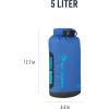 image:imageSea to Summit Big River Dry Bag HeavyDuty Dry Storage 20 Liter Surf BlueSurf Blue