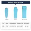 image:imageSea to Summit Breeze Sleeping Bag LinerCompact Mummy WDrawcord