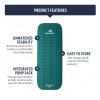 image:imageSea to Summit Comfort Deluxe SelfInflating Foam Double Sleeping Pad Byron BlueRain Forest