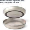 image:imageSea to Summit Detour Stainless Steel Camp Plate Laurel Wreath GreenBeluga Black