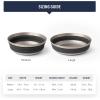 image:imageSea to Summit Detour Stainless Steel Collapsible Bowl Large 31 fl oz Beluga BlackBeluga Black