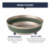 image:imageSea to Summit Detour Stainless Steel Collapsible Bowl Large 31 fl oz Beluga BlackBeluga Black