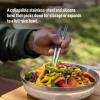image:imageSea to Summit Detour Stainless Steel Collapsible Bowl Large 31 fl oz Beluga BlackBeluga Black
