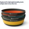 image:imageSea to Summit Frontier Ultralight Collapsible Bowl Large 30 fl oz Puffins Bill OrangeBone White