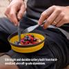 image:imageSea to Summit Frontier Ultralight Cutlery Set Long Handle Spoon and SporkFork  Spoon   Knife