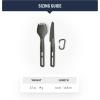 image:imageSea to Summit Frontier Ultralight Cutlery Set Long Handle Spoon and SporkSpork  Knife