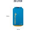 image:imageSea to Summit UltraSIL Compression Sack Ultralight Outdoor and Travel StorageTurkish Tile Blue