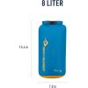 image:imageSea to Summit UltraSIL Compression Sack Ultralight Outdoor and Travel StorageTurkish Tile Blue