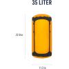 image:imageSea to Summit UltraSIL Compression Sack Ultralight Outdoor and Travel StorageZinnia Yellow
