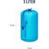 image:imageSea to Summit UltraSIL Stuff Sack Ultralight Outdoor and Travel StorageAtoll Blue