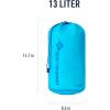 image:imageSea to Summit UltraSIL Stuff Sack Ultralight Outdoor and Travel StorageAtoll Blue
