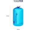 image:imageSea to Summit UltraSIL Stuff Sack Ultralight Outdoor and Travel StorageAtoll Blue