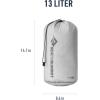 image:imageSea to Summit UltraSIL Stuff Sack Ultralight Outdoor and Travel StorageHighRise Grey