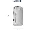 image:imageSea to Summit UltraSIL Stuff Sack Ultralight Outdoor and Travel StorageHighRise Grey