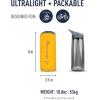 image:imageSea to Summit Ultralight Backpacking Air Mattress Regular 72 x 215 x 2 inchesLarge 78 x 25 x 2 inches
