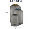 image:imageSea to Summit Ultralight Mesh Stuff Sack 3Piece Set5 Liter  8 Liter  and 13 Liter