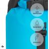 image:imageSea to Summit eVac UltraLightweight Compression Dry Bag Waterproof Dry Storage 20 Liter Atoll BlueHighRise Grey