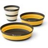 image:imageSea to Summit Frontier Ultralight Collapsible Dinnerware Set 2Person 2 Medium Bowls 2 Large Bowls 2 Cups1Person M Bowl  L Bowl  Cup
