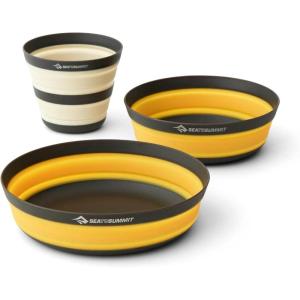 image:imageSea to Summit Frontier Ultralight Collapsible Dinnerware Set 2Person 2 Medium Bowls 2 Large Bowls 2 Cups1Person M Bowl  L Bowl  Cup