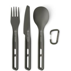 image:imageSea to Summit Frontier Ultralight Cutlery Set Long Handle Spoon and SporkFork  Spoon   Knife