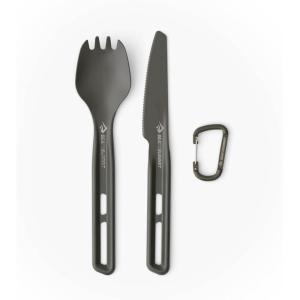 image:imageSea to Summit Frontier Ultralight Cutlery Set Long Handle Spoon and SporkSpork  Knife