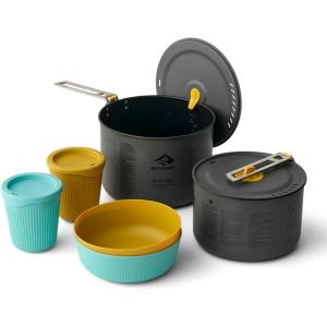image:imageSea to Summit Frontier Ultralight Two Pot Cook Set for Camping2person 2 X Pots  2 X Bowls  2 X Cups