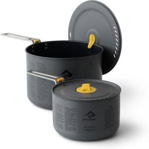 image:imageSea to Summit Frontier Ultralight Two Pot Set for Camping 13Liter Pot and 3Liter Pot13liter Pot and 3liter Pot