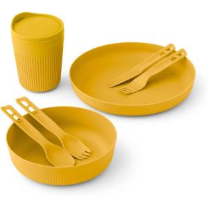 image:imageSea to Summit Passage 1Person Camping Dinnerware Set Plate Bowl Mug UtensilsArrowwood Yellow