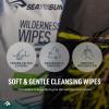 image:imageSea to Summit XL Wilderness Wipes RinseFree Body Wipes 2Pack 8 Wipes per Pack