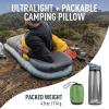 image:imageSea to Summit Aeros Premium Inflatable Travel Pillow Large GreyLime
