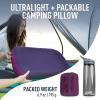 image:imageSea to Summit Aeros Premium Inflatable Travel Pillow Large GreyMagenta