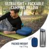 image:imageSea to Summit Aeros Premium Inflatable Travel Pillow Large GreyNavy Blue