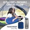 image:imageSea to Summit Aeros Premium Inflatable Travel Pillow Large GreyNavy Blue