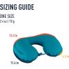 image:imageSea to Summit Aeros Ultralight Traveller Inflatable Neck Pillow AquaGrey