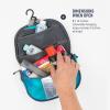 image:imageSea to Summit Small Hanging Toiletry Bag Extra Compact Travel Organizer for Minimalist Adventures HighRise GreyAtoll Blue