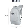 image:imageSea to Summit UltraSil Ultralight Day Pack 20Liter Spicy OrangeHighrise Grey