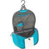 image:imageSea to Summit Small Hanging Toiletry Bag Extra Compact Travel Organizer for Minimalist Adventures HighRise GreyAtoll Blue
