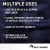 image:imageSea to Summit Thermolite Reactor Extreme Sleeping Bag Liner  Red 90 x 210 CentimeterExtreme 83 X 35