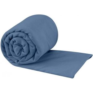 image:imageSea to Summit Portable Pocket Towel for Camping Gym and TravelMoonlight Blue